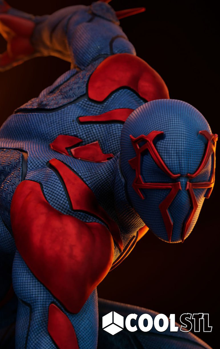 Spiderman 2099 STL File- 3D Printable (Digital Download)