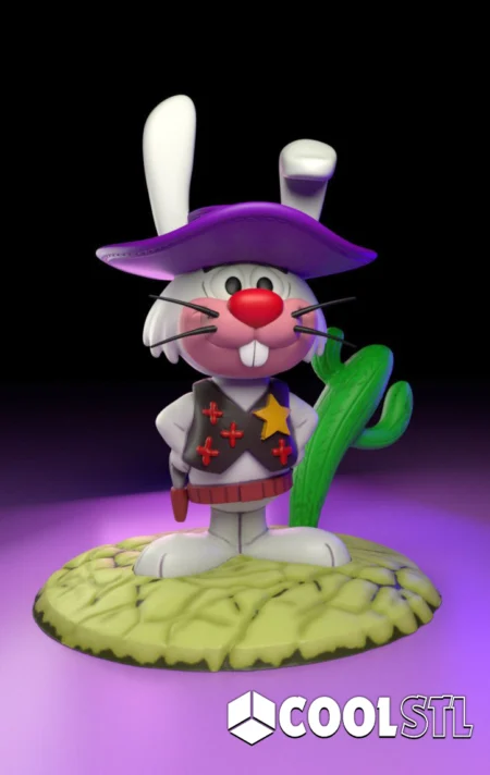 Ricochet Rabbit STL File- 3D Printable (Digital Download)