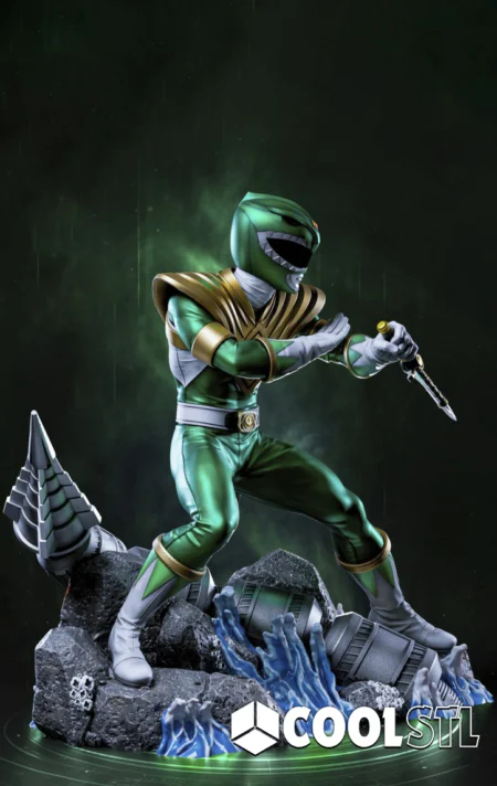 Green Ranger STL File- 3D Printable (Digital Download)