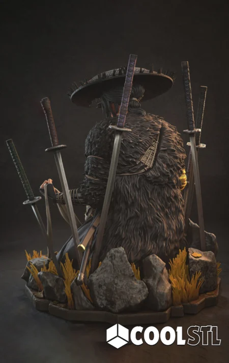 Atsu Ghost of Yotei STL File- 3D Printable (Digital Download)