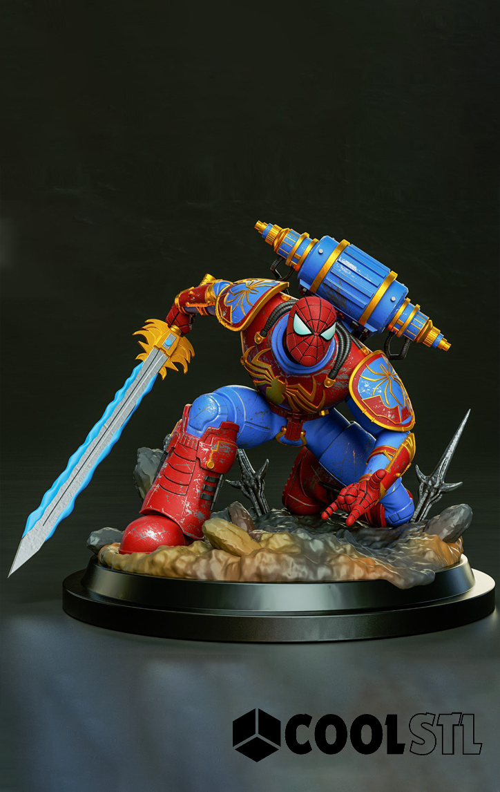 Spiderman Armor STL File- 3D Printable (Digital Download)