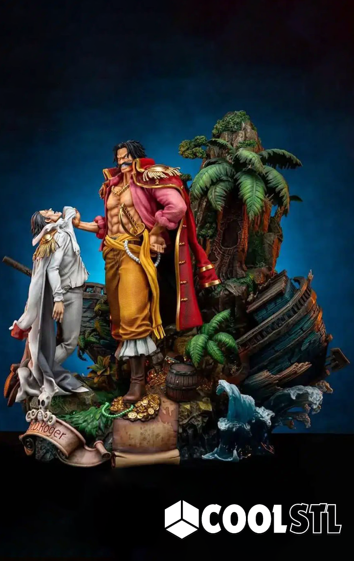 Gol D Roger STL File- 3D Printable (Digital Download)