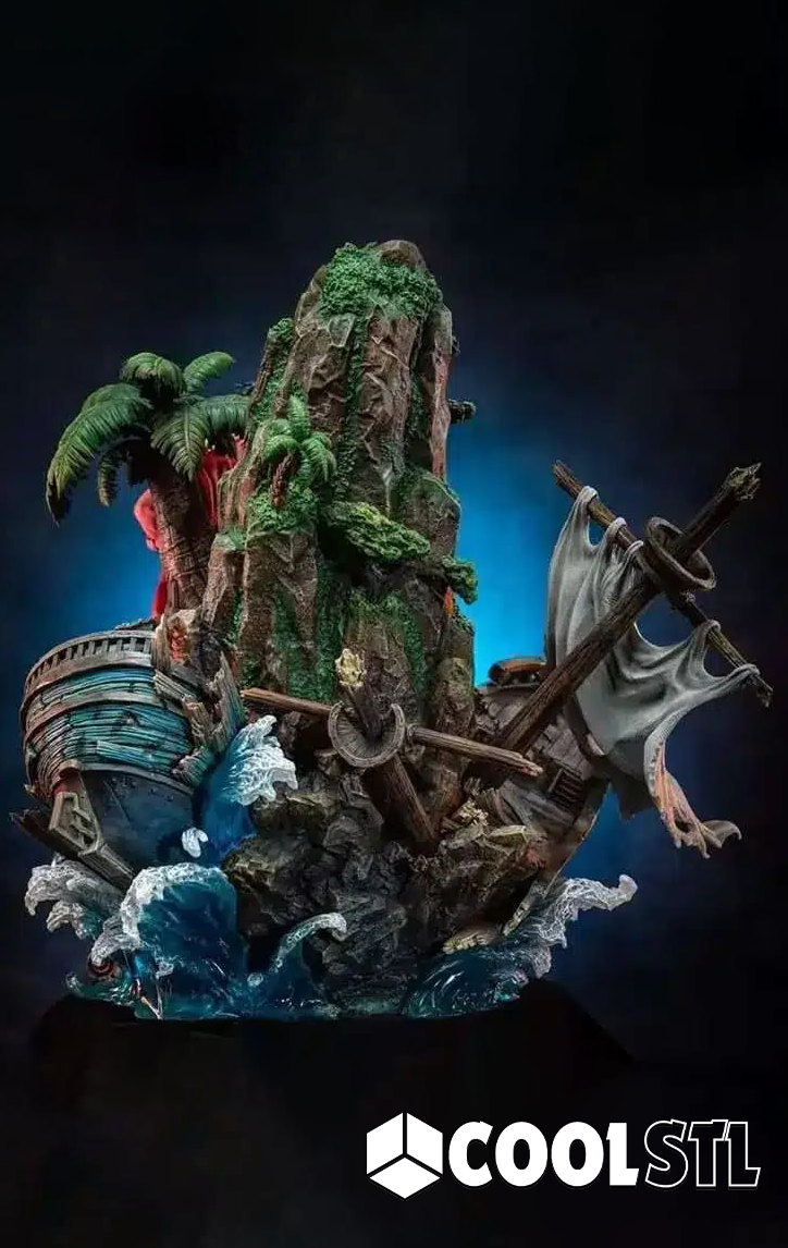 Gol D Roger STL File- 3D Printable (Digital Download)