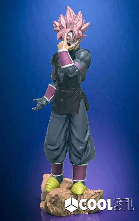 Black Goku Super Saiyan Rose STL File- 3D Printable (Digital Download)