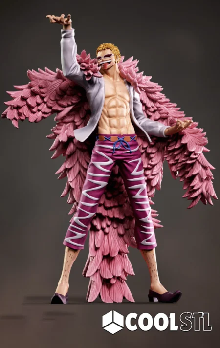 Donquixote Doflamingo STL File- 3D Printable (Digital Download)