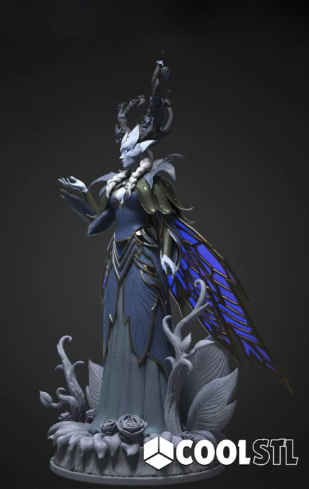 Winter Queen Warcraft STL File- 3D Printable (Digital Download)