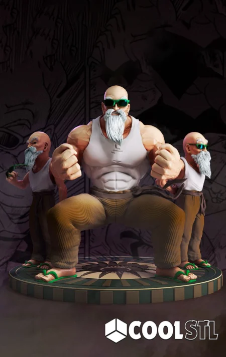 Master Roshi STL File- 3D Printable (Digital Download)