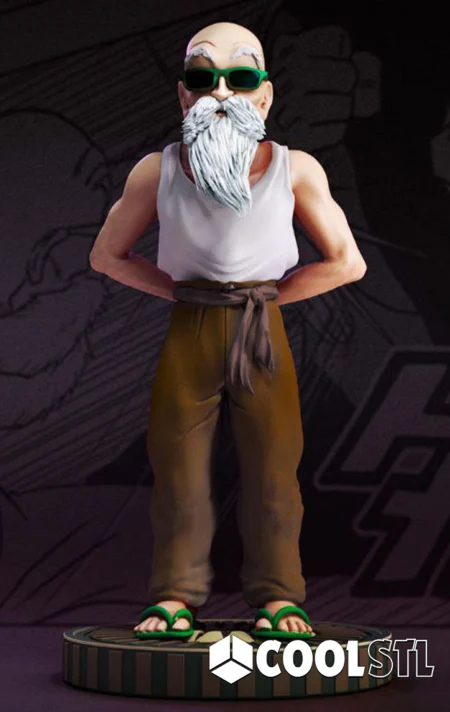 Master Roshi STL File- 3D Printable (Digital Download)