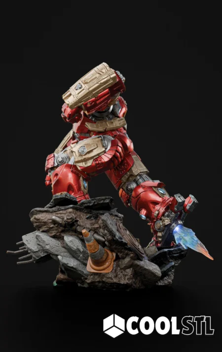 Hulkbuster Titan of Iron and Fury STL File- 3D Printable