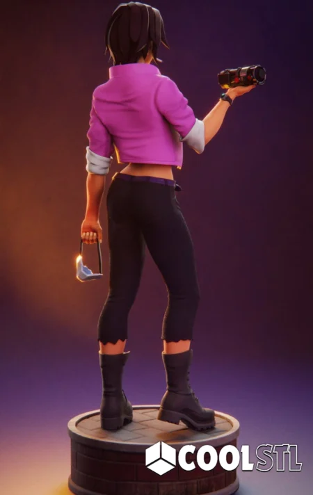 Invisigal STL File- 3D Printable (Digital Download)