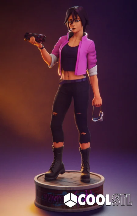 Invisigal STL File- 3D Printable (Digital Download)