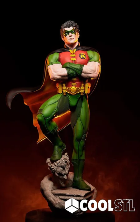 Robin on Joker Base STL File- 3D Printable (Digital Download)