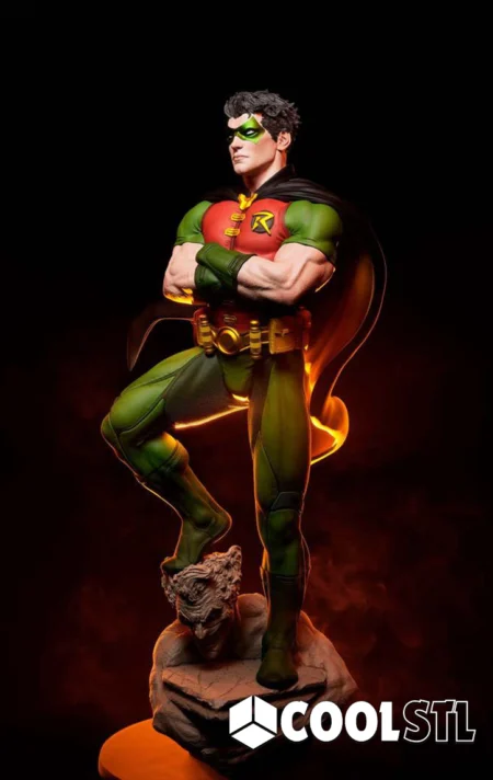 Robin on Joker Base STL File- 3D Printable (Digital Download)