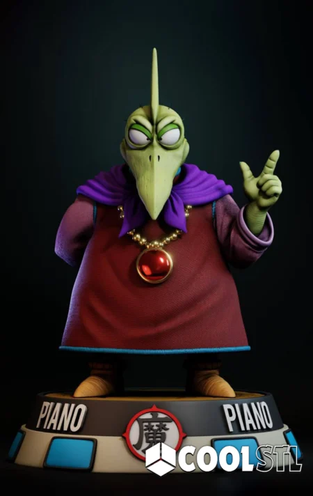 Piano Dragonball STL File- 3D Printable (Digital Download)