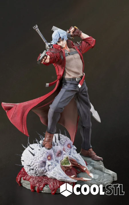 Dante Devil May Cry STL File- 3D Printable (Digital Download)