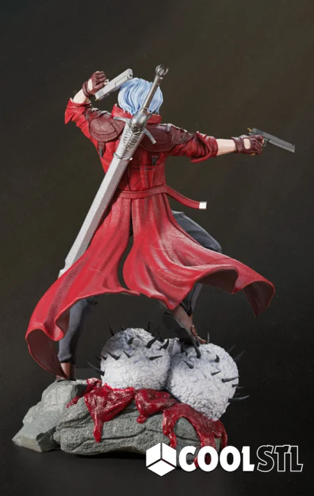 Dante Devil May Cry STL File- 3D Printable (Digital Download)