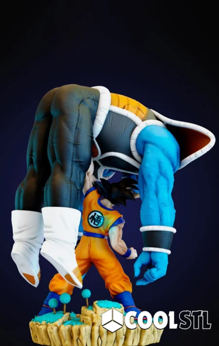 burter vs goku STL File- 3D Printable (Digital Download)