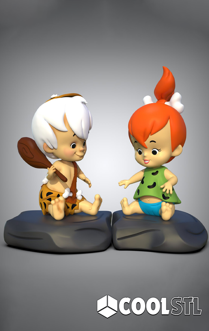 The Flintstones STL File- 3D Printable (Digital Download)