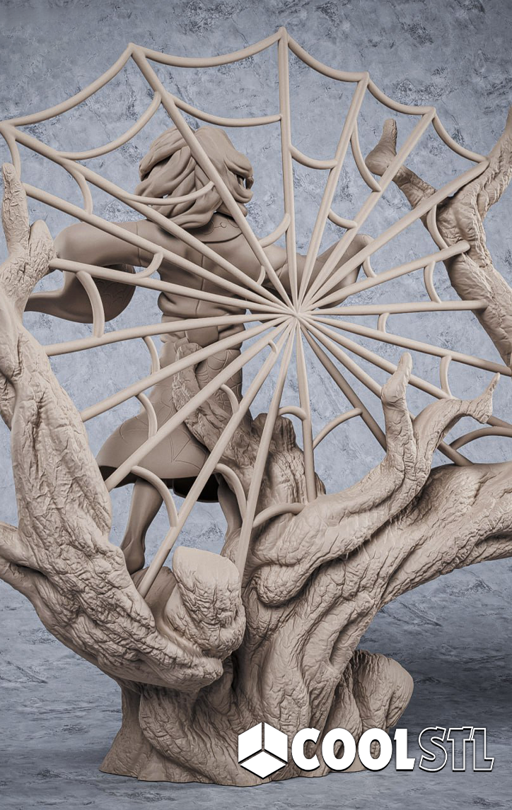 Demon Slayer Rui Girl STL File- 3D Printable (Digital Download)