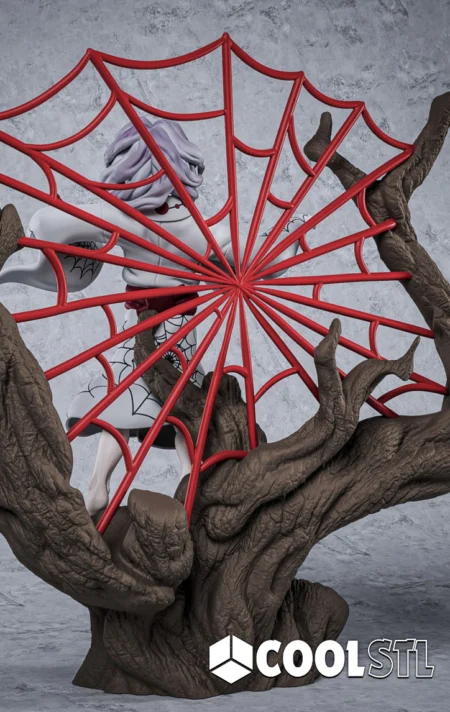 Demon Slayer Rui Girl STL File- 3D Printable (Digital Download)