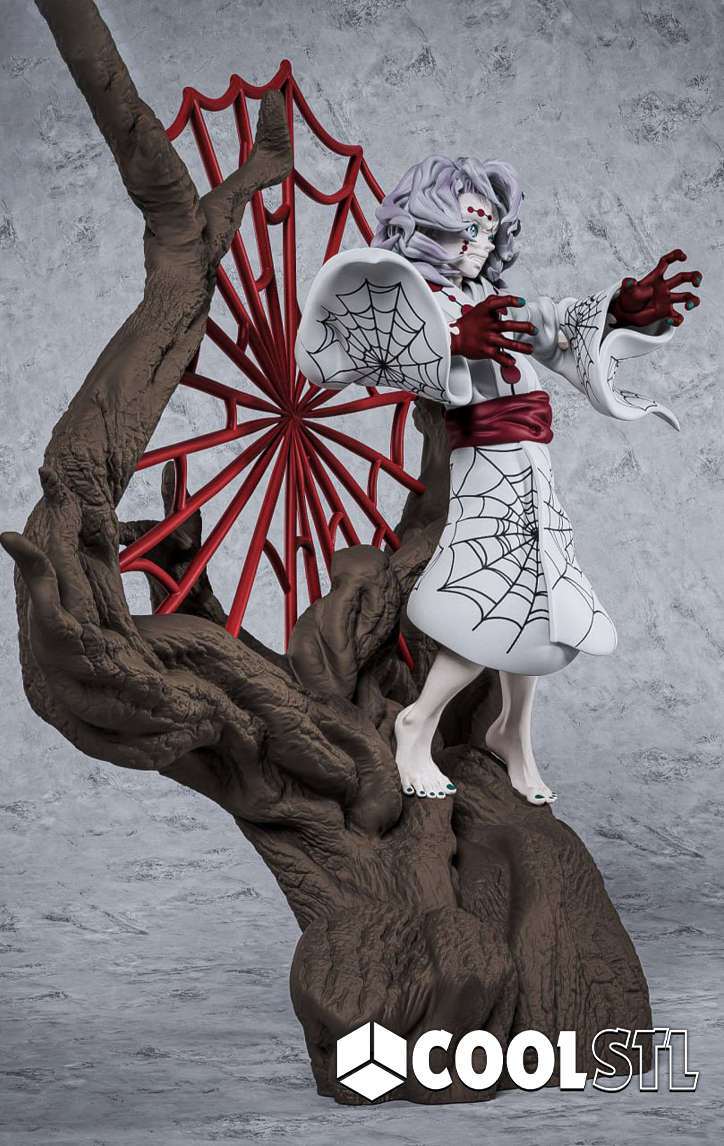 Demon Slayer Rui Girl STL File- 3D Printable (Digital Download)