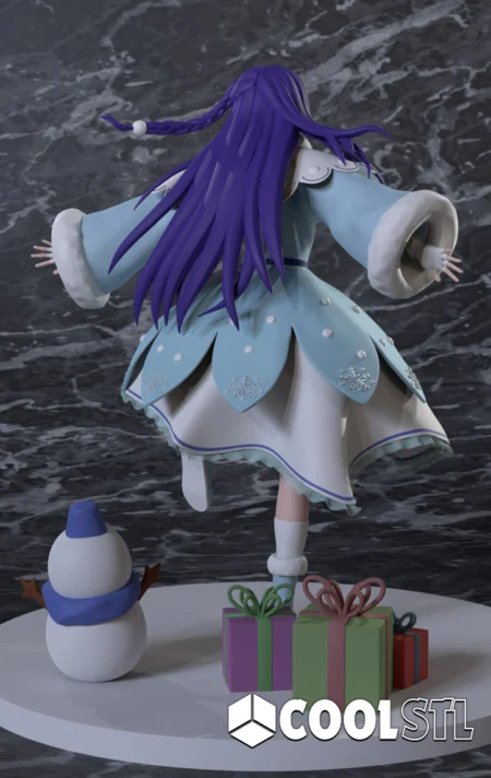 Christmas Ai Hoshino STL File- 3D Printable (Digital Download)