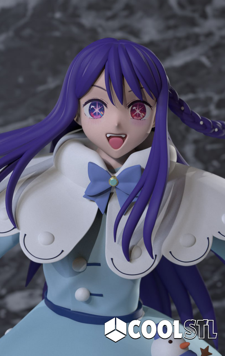 Christmas Ai Hoshino STL File- 3D Printable (Digital Download)