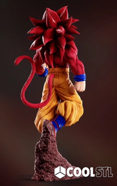 Goku SSJ4 STL File- 3D Printable (Digital Download)
