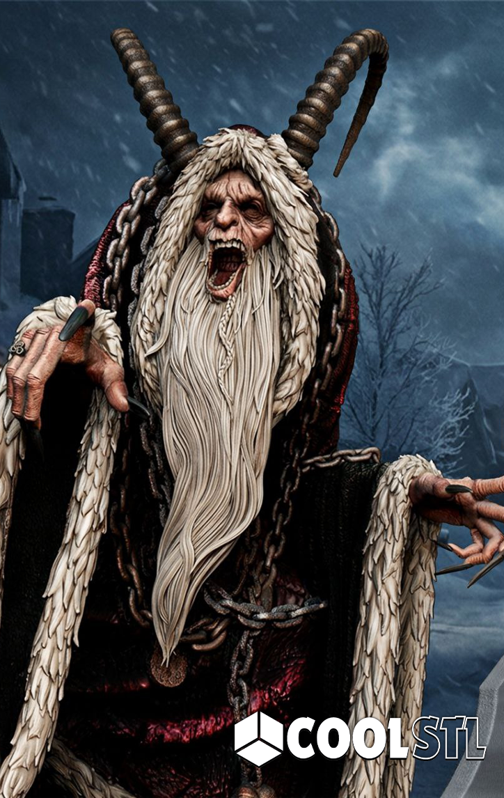Krampus STL File- 3D Printable (Digital Download)