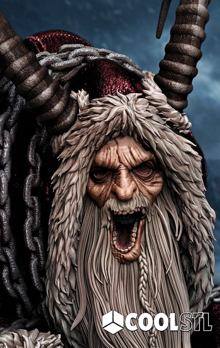 Krampus STL File- 3D Printable (Digital Download)