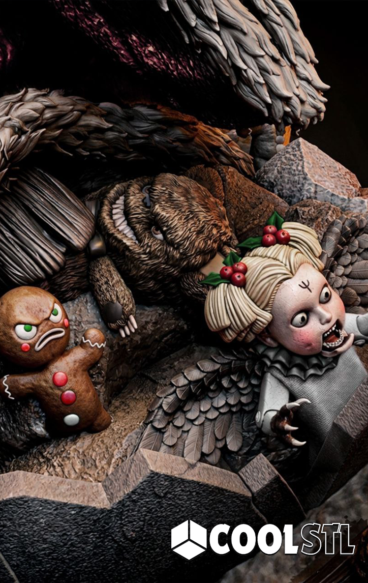 Krampus STL File- 3D Printable (Digital Download)