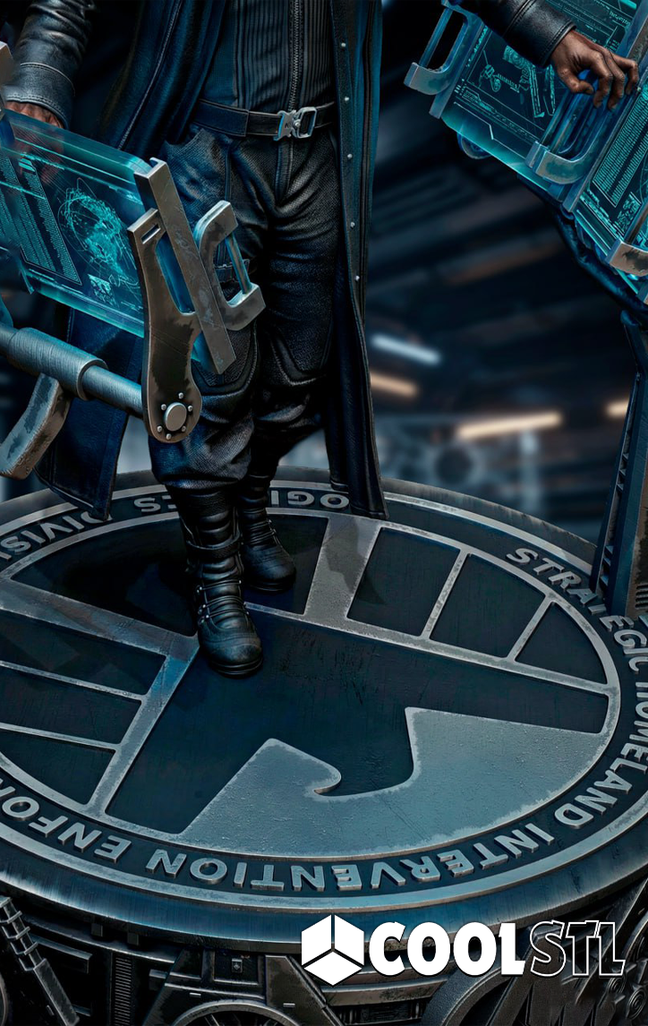 Nick Fury STL File- 3D Printable (Digital Download)